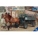 HF.7 Stahlfeldwagen (German Horse drawn Wagon  + 2 figures)