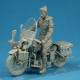 U.S.  MILITARY POLICEMAN  w/MOTORCYCLE
