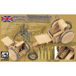 British ROTA Trailer with 2 Pounder Ammunition Set 