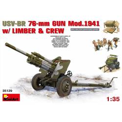 USV-BR 76-mm GUN Mod.1941 w/ LIMBER AND CREW
