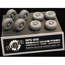 Russian MAZ-543M 'Sagged' Wheel Set