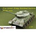 WWII Soviet T-34/85 Kurland Eastern Front 1944