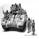 The 101th light company US Paratroopers & British Tankman