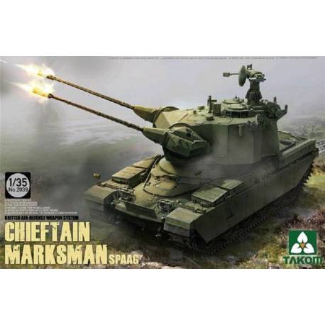 British Air-defense Weapon System Chieftain Marksman SPAAG
