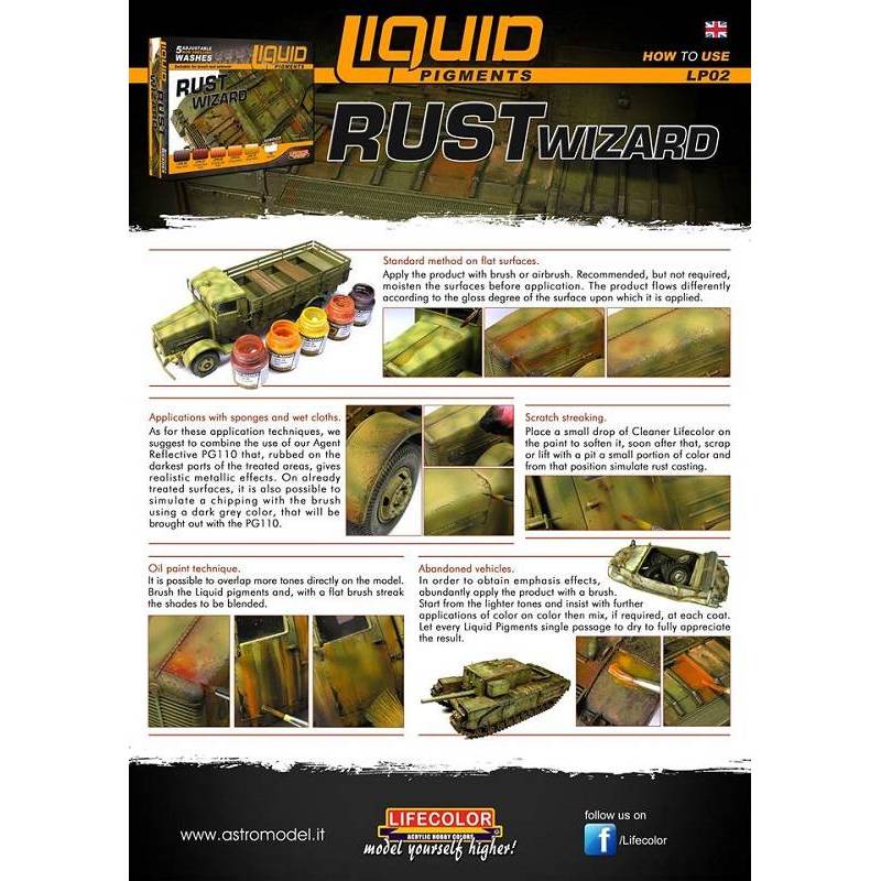 Pigment Rust Wizard |lifecolor|lp02| Maquette Char Promo - Afbeelding 3 van 4