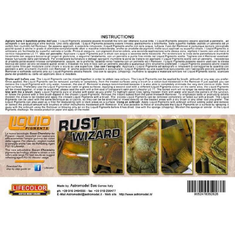 Pigment Rust Wizard |lifecolor|lp02| Maquette Char Promo - Afbeelding 2 van 4