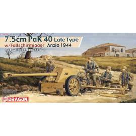 7.5cm PaK 40 Late Type w/Fallschirmjäger Anzio 1944