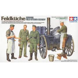 Feldküche German field kitchen scenery  