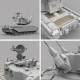 British Air-defense Weapon System Chieftain Marksman SPAAG