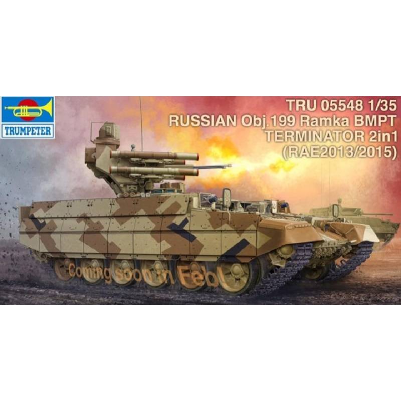 Maquette Char Russian Obj. 199 Ramka Bmpt Terminator Trumpeter 05548 1 ...
