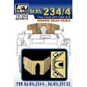  BOUCLIER LAITON POUR SDKFZ 234/4 et 251/22.