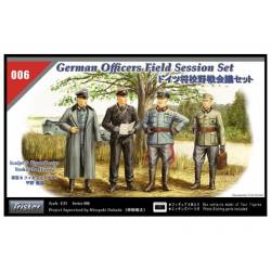 GERMAN OFFICERS FIELD SESSION SET 1/35ème