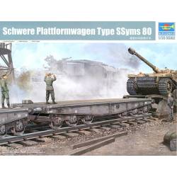 Schwere Plattformwagen Type SSyms 80 