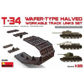 T-34 WAFER-TYPE HALVED WORKABLE TRACK LINKS SET