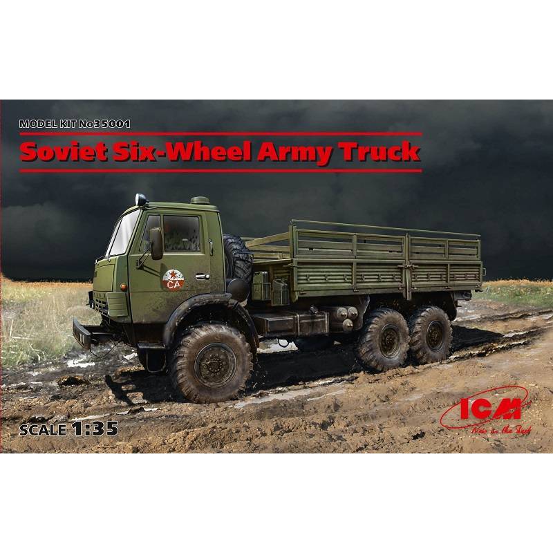 Modello Camion Sovietico A Sei Ruote Icm 35001 1/35 Modello Carro Armato Prom