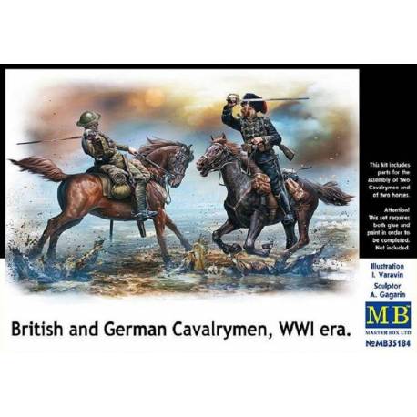 British and German Cavalrymen, WWI era