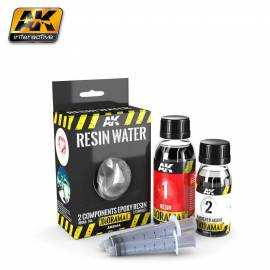 resin water 2 components epoxy resin 180ml