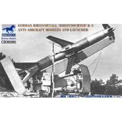 German Rheinmetall Rheintochter R2 Missiles with Launcher