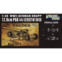 German Krupp 12.8cm PAK 44 HIGH VELOCITY Anti-Tank Gun