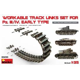 WORKABLE TRACK LINKS SET FOR Pz.III / Pz.IV Early type