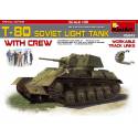 T-80 SOVIET  LIGHT  TANK w/CREW. SPECIAL EDITION