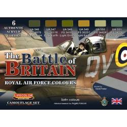 Peinture The Battle of Britain "Royal Air Force Colours" 6x 22ml acrylic colours
