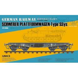  GERMAN RAILWAY SCHWERER PLATTFORMWAGEN Type SSys