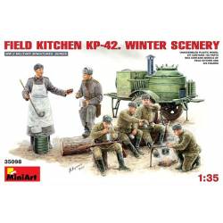 FIELD KITCHEN KP-42. WINTER SCENERY 