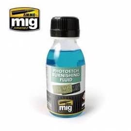 PHOTO ETCH BURNISHING FLUID