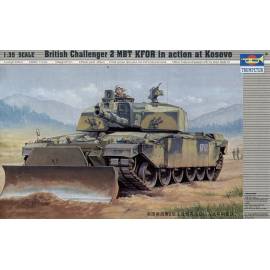 British Challenger 2 MBT KFOR in action at Kosovo 