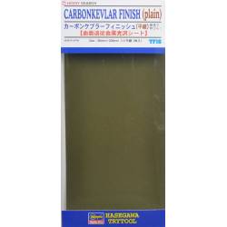 PLAQUE CARBON KEVLAR FINISH