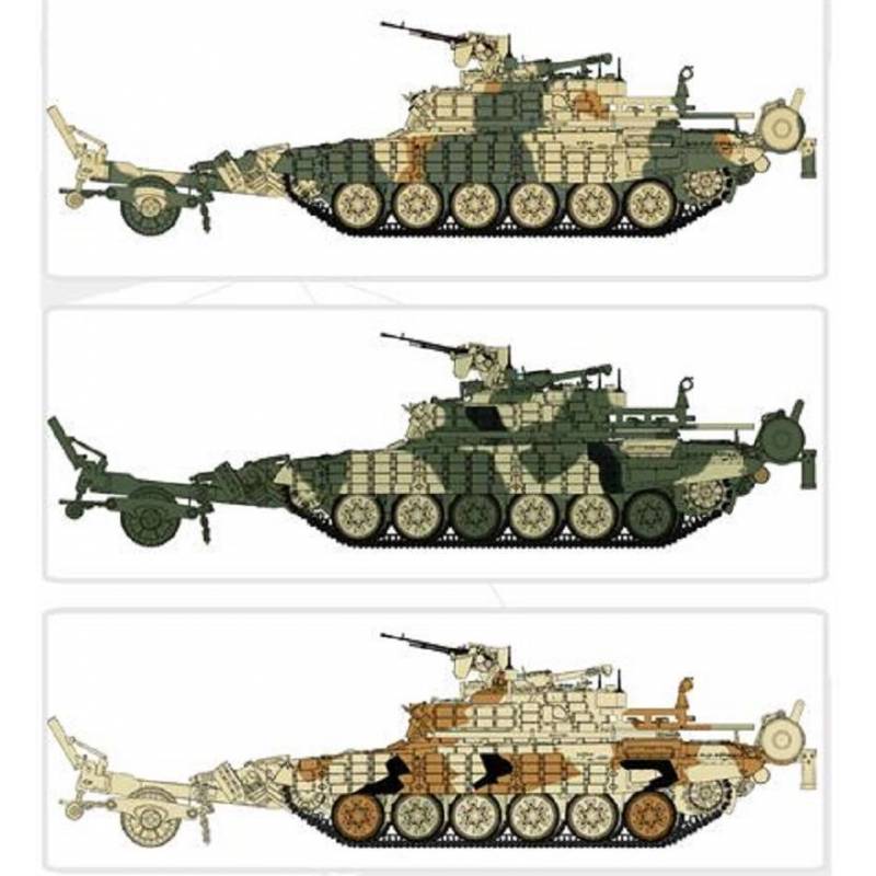 Maquette Char Russian Bmr-3m Armored Mine Clearing Vehicle meng ss-011 1:35 Ma - Afbeelding 9 van 10