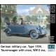 GERMAN MILITARY CAR TYPE 170V TOURENWAGEN WITH CREW WW II 