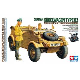 German Kübelwagen Type 82 Afrika-corps w.Feldmarchall Rommel
