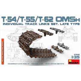 T-54,T-55,T-62 OMSh INDIVIDUAL TRACK LINKS SET. LATE TYPE