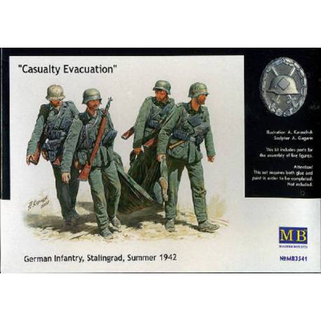 Casualty Evacuation, German Infantry, Stalingrad, Summer 1942