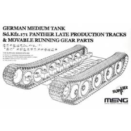 German Medium Tank Sd.Kfz.171 Panther Late Production Tracks & Moveable Running Gear Parts