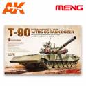 RUSSIAN MAIN BATTLE TANK T-90 w/TBS-86 TANK DOZER