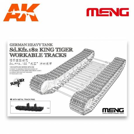 German Heavy Tank Sd.Kfz.182 "King Tiger" Workable Tracks