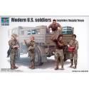 Modern U.S. soldiers Logistics Supply Team