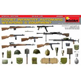 Maquette SOVIET INFANTRY AUTOMATIC WEAPONS & EQUIPMENT|Miniart|35268|1:35