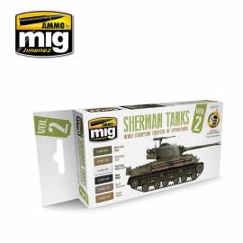 Set Sherman Tanks Vol. 2 WWII European Theater of Operations