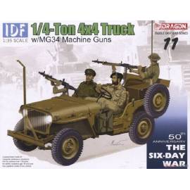 IDF 1/4-Ton 4x4 Truck w/MG34 Machine Guns