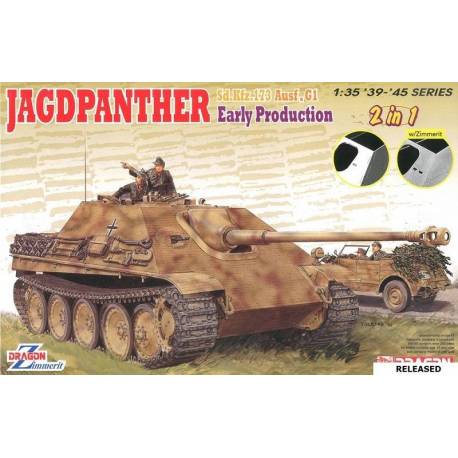 Jagdpanther Sd.Kfz.173 Ausf.G1 Early Production w/Zimmerit (2 in 1)