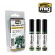 OILBRUSHER MECHAS GREEN TONES SET
