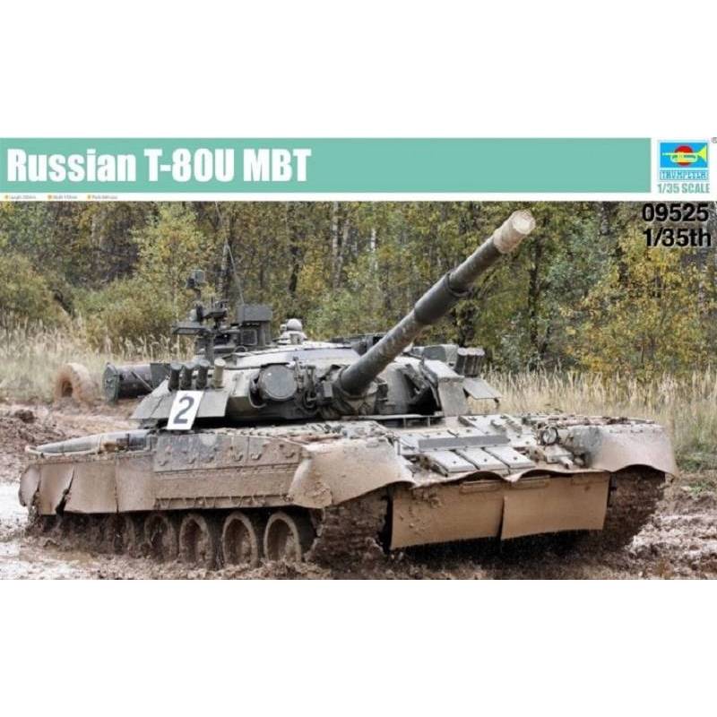 Maquette Char Russian T-80u Mbt Trumpeter 09525 1/35ème ...