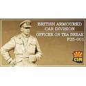 British Armoured Car Division Officer on Tea Break