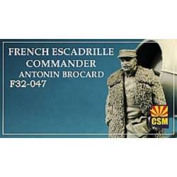 French Escadrille Commander Antonin Brocard