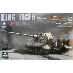 Sd.Kfz.182 King Tiger Henschel Turret w/Zimmerit Pz.Abt.505 w/New Track Parts