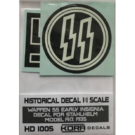 Helmet decal Waffen SS early Insignia (1917 1935)